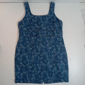 No Boundaries Women's Blue Denim Jean Dress size XXL 19